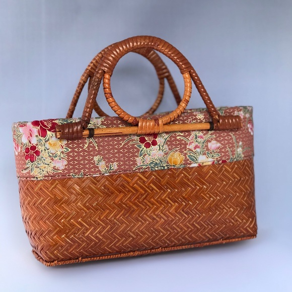 🌟 Floral woven bag - Picture 3 of 8